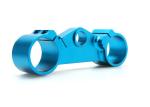 Blue CNC Turned Parts CNC Lathe Turning Accessories Aerial Photography