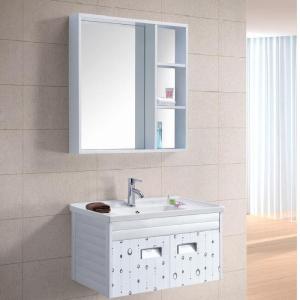 Quality Modern Alunimun Bathroom Vanity/ all aluminum bathroom cabinet/Mirror Cabinet /DB-8126 800X460mm wholesale