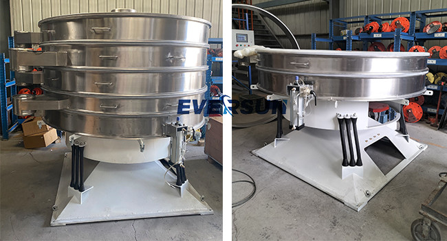 Multi Layer Tumbler Sieving Machine Vibrating Sifter For 6 Particle Sizes