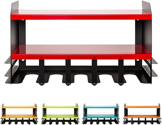 Stocked Heavy Duty Metal Power Tool Organizer Storage Wall Mount Upgrade Your Workshop