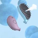 Pet Hair Remover dog Steam Brush Whale 3 In1 Steam Grooming Comb Multifunctional