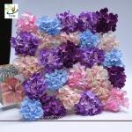 UVG wonderful silk rose wall weddings with fake penoy flowers for wedding Décor