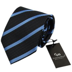 Quality Men's border polyester Necktie for fashion of Japan New design wholesale