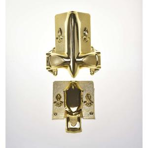 Quality Gold Plated Funeral Accessories Handle , Parts Of A Casket Compact Structure wholesale