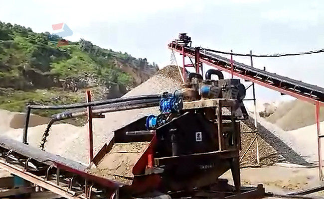 Double Spray Sand Recycling Machine Polyurethane Screen Strong Applicability
