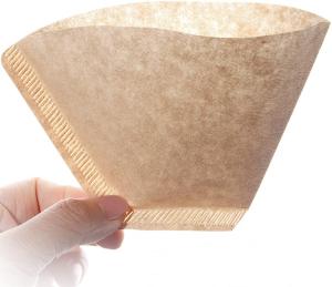 Quality 3-4 Cup Drip Cone Coffee Filter Unbleached Brown Tan Colored wholesale