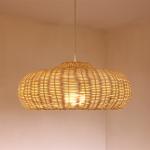Chinese Style Creative Village Rattan Pendant Light Vintage Handmade Natural