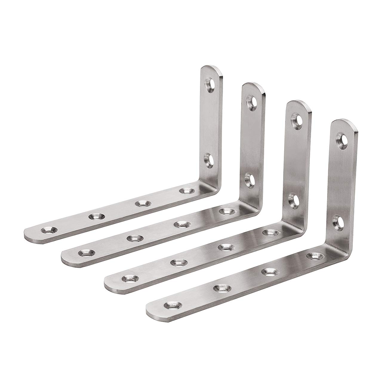 Supporting Fixed Metal U Shaped Wall Shelf Brackets for Wood 0.1mm Tolerance