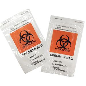 Quality Anti Dust Thickness 180 Micron Biohazard Sample Bags Custom Made wholesale