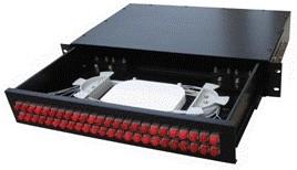 Quality Black Fiber Optic Distribution Box , Fiber Optic Distribution Unit wholesale