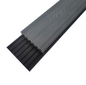 Lightgray Waterproof Corrosion Prevention Outdoor Wood Plastic Composite Decking