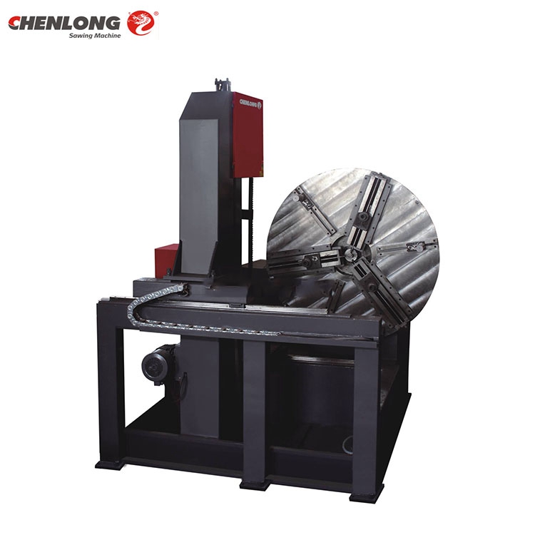 GXK160 370mm Disk Feed Stroke Flange Cutting Bandsaw Machine