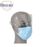 Non Woven Superfine Fiber Disposable Face Mask With Eye Shield