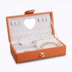 Packaging Fabric Leather Jewelry Box Set Custom Logo / Size Durable For Storage