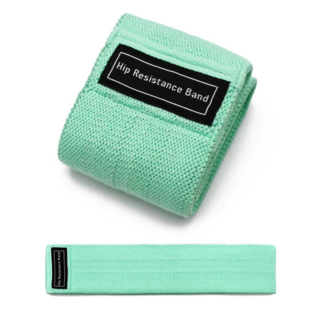 Durable Hip Circle Resistance Band / Yoga Anti Slip Exercises Braided Elastic Band