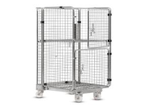 Quality Logistics Transportation Warehouse Cage Trolley Folded For Cargo Storage wholesale