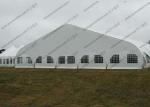 Transparent Windows Curved Tent Aluminum Frame Easy Dismantled For Outdoor Event