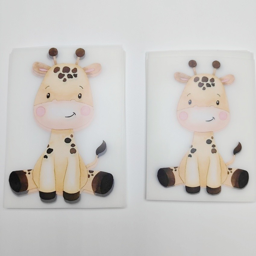 Cute Cartoon Characters Heat Press Dtf Transfer Sticker For Garment And Bags