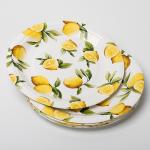 Eco Friendly Biodegradable Paper Plates Compostable Lemon Birthday Party