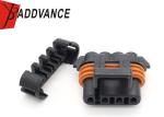 Black Metri Pack 150 Connectors 4 Hole Female 12162144 Waterproof