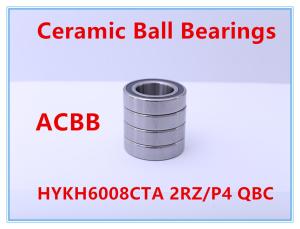Quality HYKH6008CTA 2RZ/P4 QBC Ceramic Ball Bearings wholesale