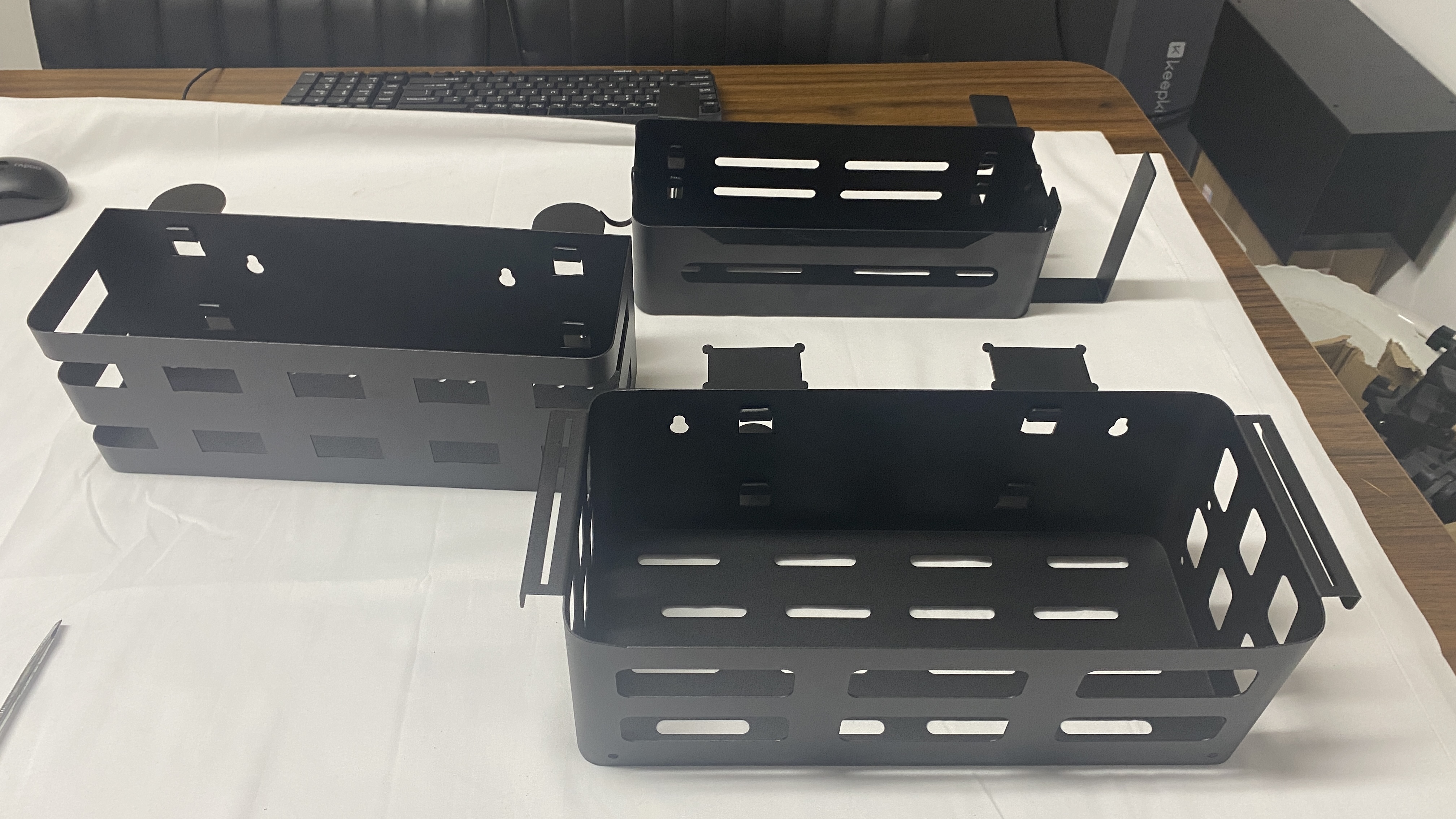 Conveniently Hang BBQ Tools and Store Condiments with this Griddle Accessories Caddy