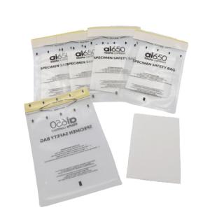 Quality Double Pocket Zipper Pathological 95kPa Specimen Bag Eco Friendly Plastic Medical PE wholesale