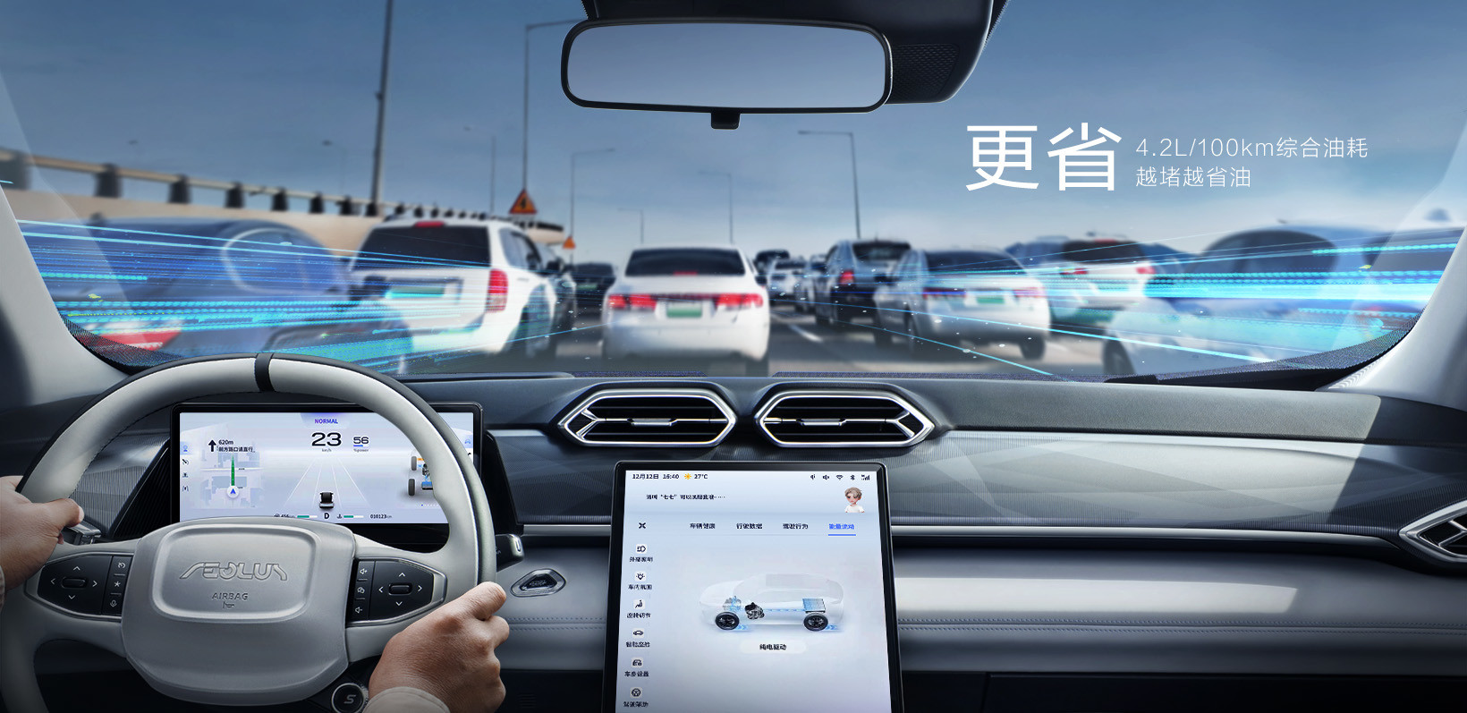 Dongfeng Fengshen Haohan 2023 Cars New Chinese Automatic China Hybrid Electric Gasoline Car Suv Ev Vehicle Gas Aut