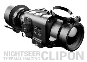 Quality Unique One thumb Operated Thermal Clip On , Small Lightweight Clip On Thermal Imager wholesale