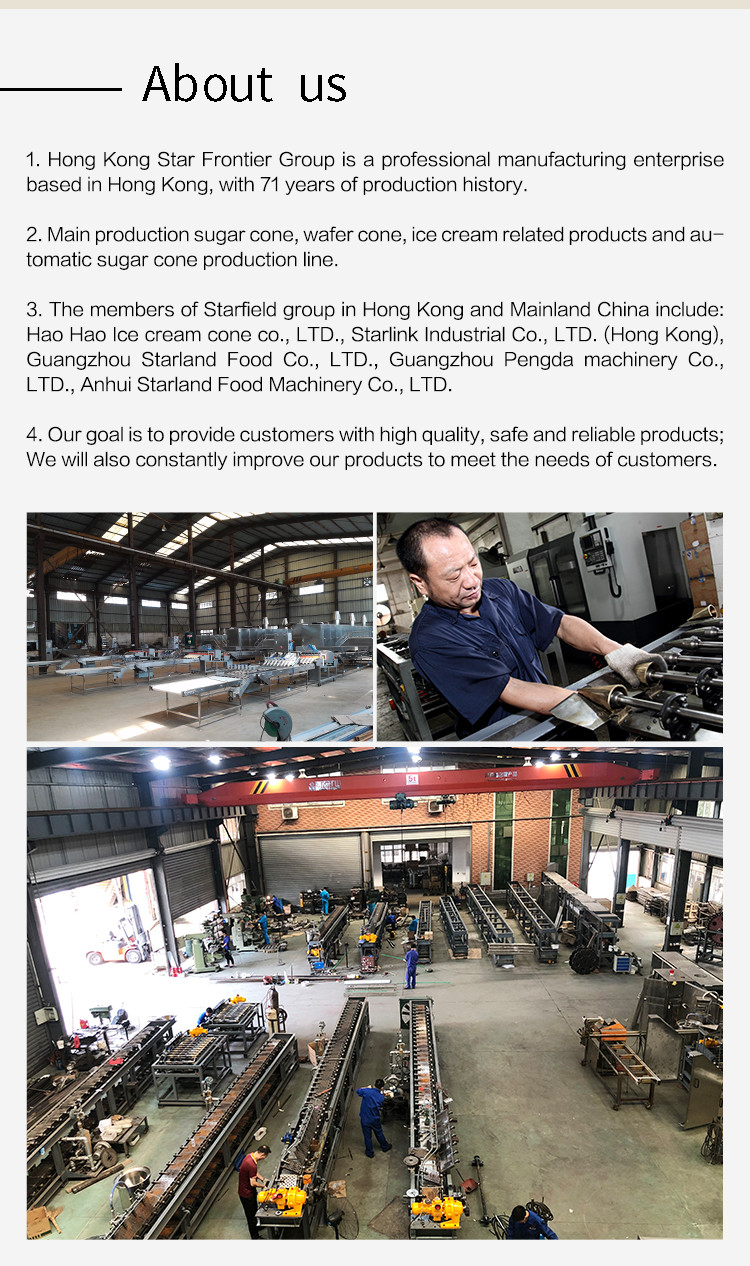 Custom Automatic Wafer Production Line 35 Pieces 5 Meters Long Baking Tray