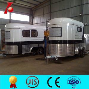 Quality 2 horse angle load floats,fiberglass camper trailer wholesale