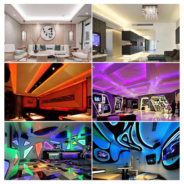 AC 220V Silicone Neon Light 360 Degrees 14 X 14mm IP67 LED Neon Rope Light Flexible Neon Strip Light For Sign Decorate