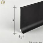 Kitchen Aluminium Skirting Profile Baseboard Extrusions Trim