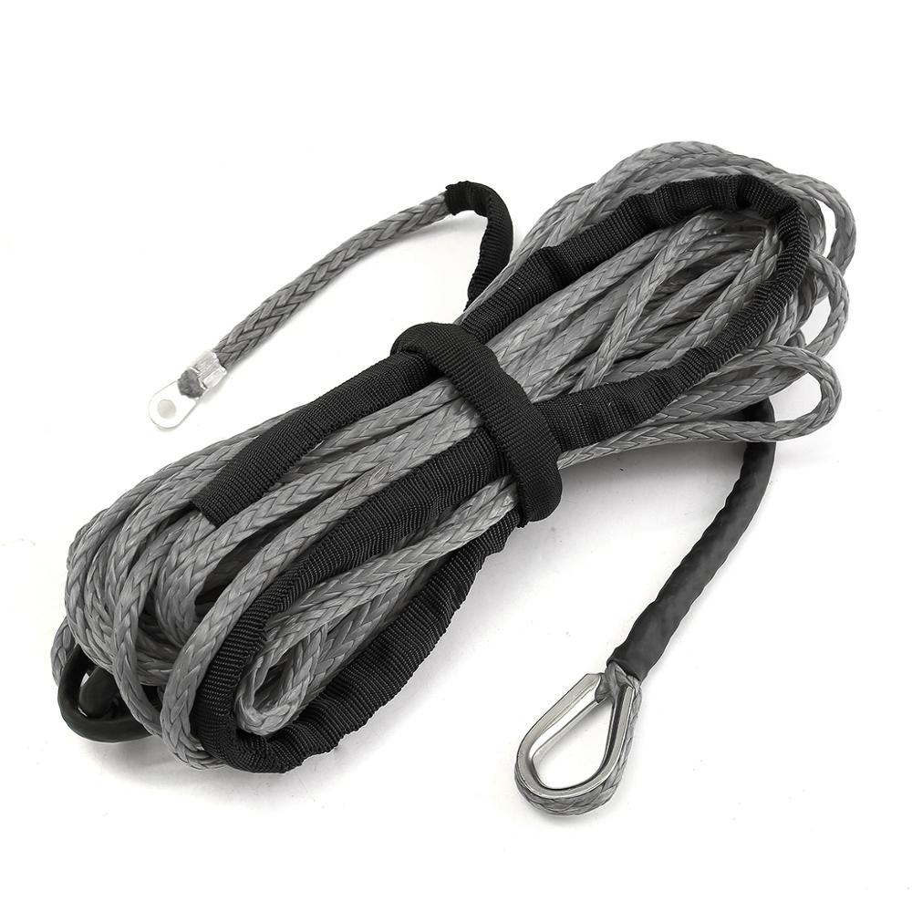 ATV/UTV Uhmwpe Braid Synthetic Winch Rope with Loop and High Strength Power Source