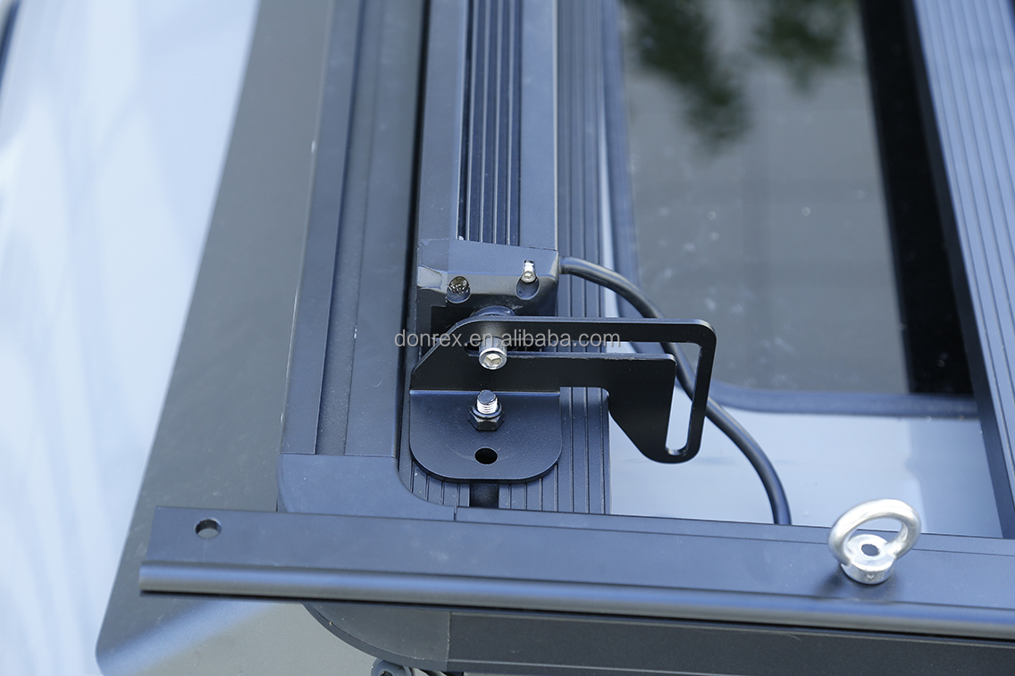 Black Roof Rack Mount Brackets SUS304 Led Light Bar Mounts Bracket