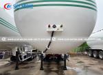 49.6CBM LPG Transport Tanker Propane Delivery Trailer