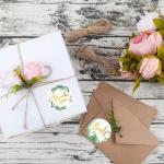 Business Label Sticker Packaging Glossy Vinyl Circle Stickers Pvc Waterproof