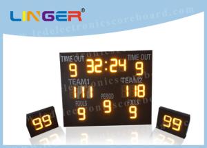 Quality IP65 Waterproof LED Basketball Scoreboard Iron / Steel / Aluminum Frame Material wholesale
