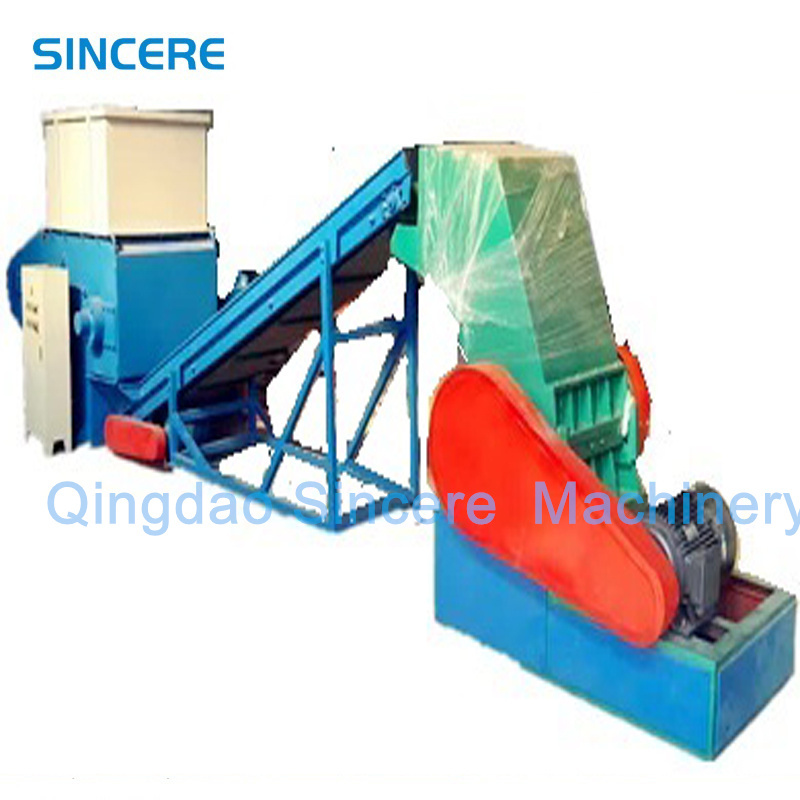 PLC Processing Plastic Bottle Shredder Machine Crusher Auxiliary Equipment