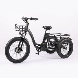 Quality 80km Range Electric Trike Papa Grande Fat Tire Cargo E-bike with 13Ah Battery Capacity wholesale