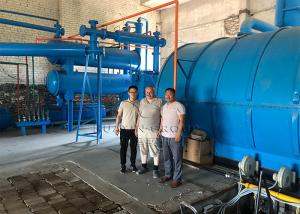 Quality Petrol Pyrolysis Tyre Recycling Plant Carbon Black 10 Ton wholesale