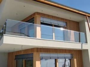 Quality Luxury Aluminum Glass Fence Frameless Design Architectural Aesthetics wholesale