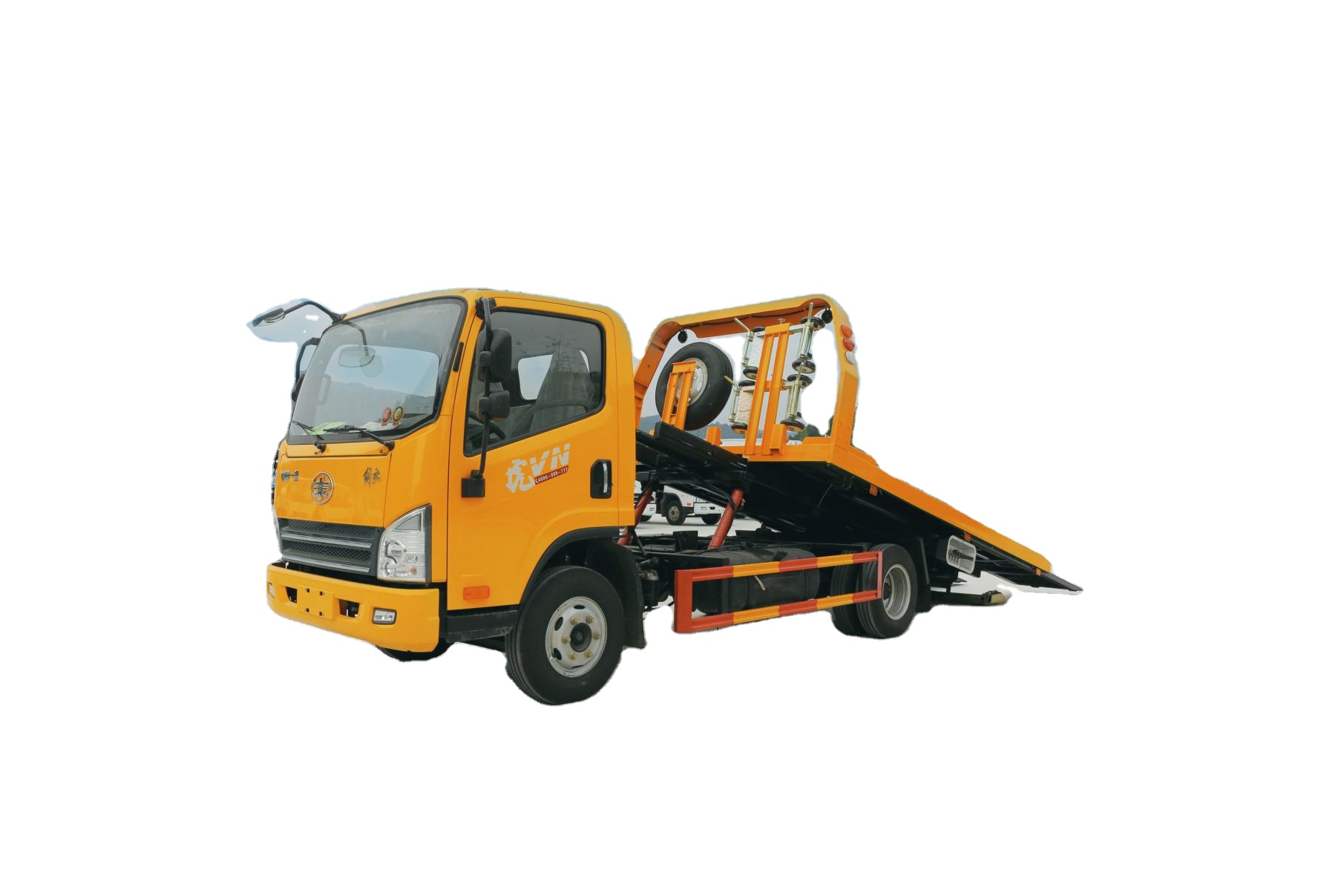 4x2 Wheel Customized Special Wrecker with Weichai Engine and 1300mm Rear Arm Extension
