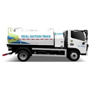 Quality High Pressure Sewage Suction Truck with 4000L Capacity wholesale