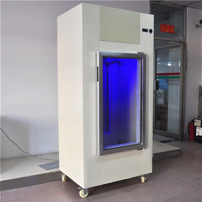 Glass Door Commercial Bagged Ice Storage Freezer Bin
