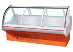 Curved Glass 2000mm Static Cooling Deli Display Fridge