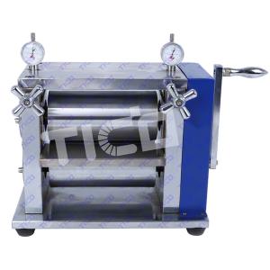 Quality 150mm Manual Rolling Press Machine For Battery Electrode Fabrication wholesale
