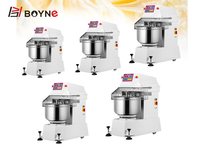 AISI Stainless Steel Spiral Mixer Machine 50~250L Big Capacity Dough Mixer