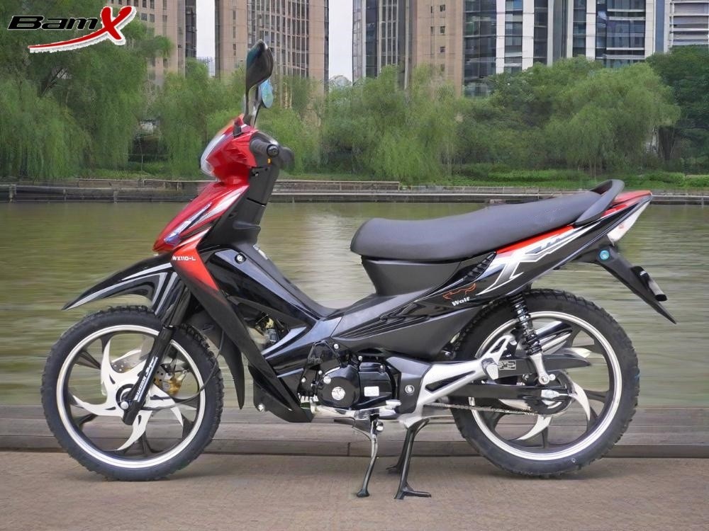 4-Stroke Hydraulic Damping Disc Brake Mini Motorcycle with Kick Starter 125cc scooter motorcycle petrol scooter