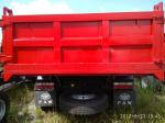 FAW 4x2 Dump Truck Tipper Red Color Light Duty High Strength Frame